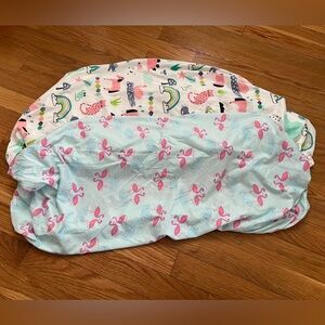Colorful play yard sheets